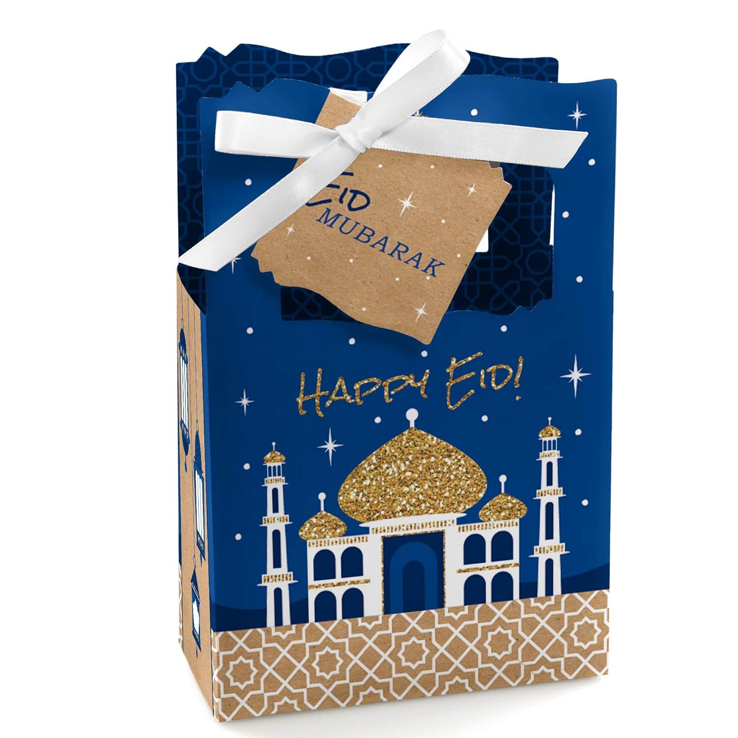 Big Dot of Happiness Ramadan Eid Mubarak Favor Boxes Set of 12