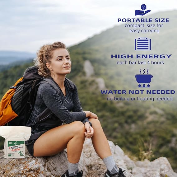 9 Days Emergency Food Ration Bars, 20 Year Shelf Life, Emergency Meals Survival Foods Bars, Emergency Supplies for Disaster Preparedness