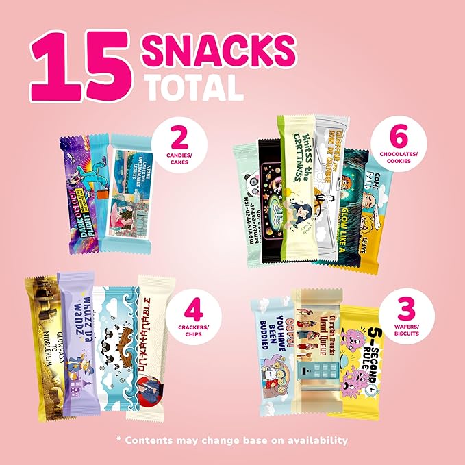 Caja de Snacks Internacionales, Dulces Exóticos del Mundo miniatura 2