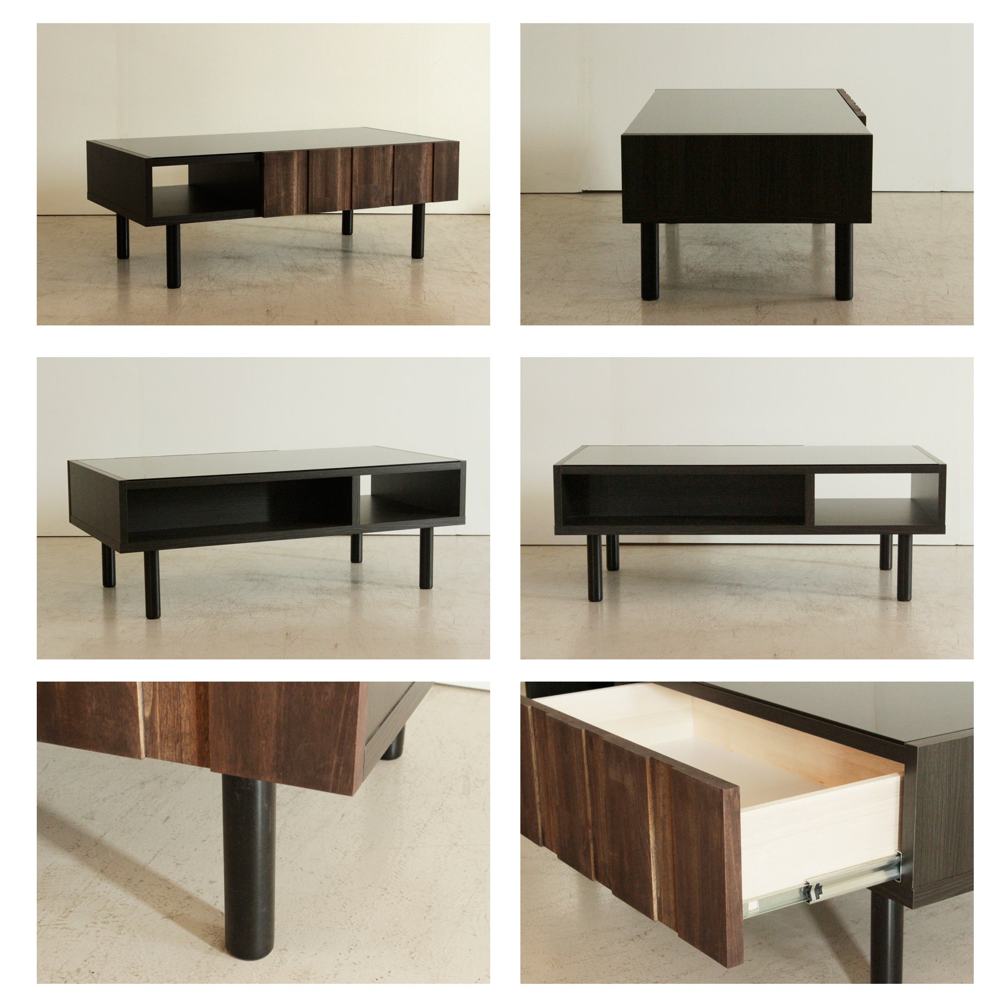 東馬 RESE ローテーブル センターテーブル ブラウン