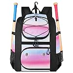 MATEIN Softball Bag, Lightweight Baseball Backpack with Shoe Compartment, Baseball Bag with Fence Hook for TBall Bat & Equipment, Softball Gifts Catchers Backpack for Women Fit Batting Glove, Helmet