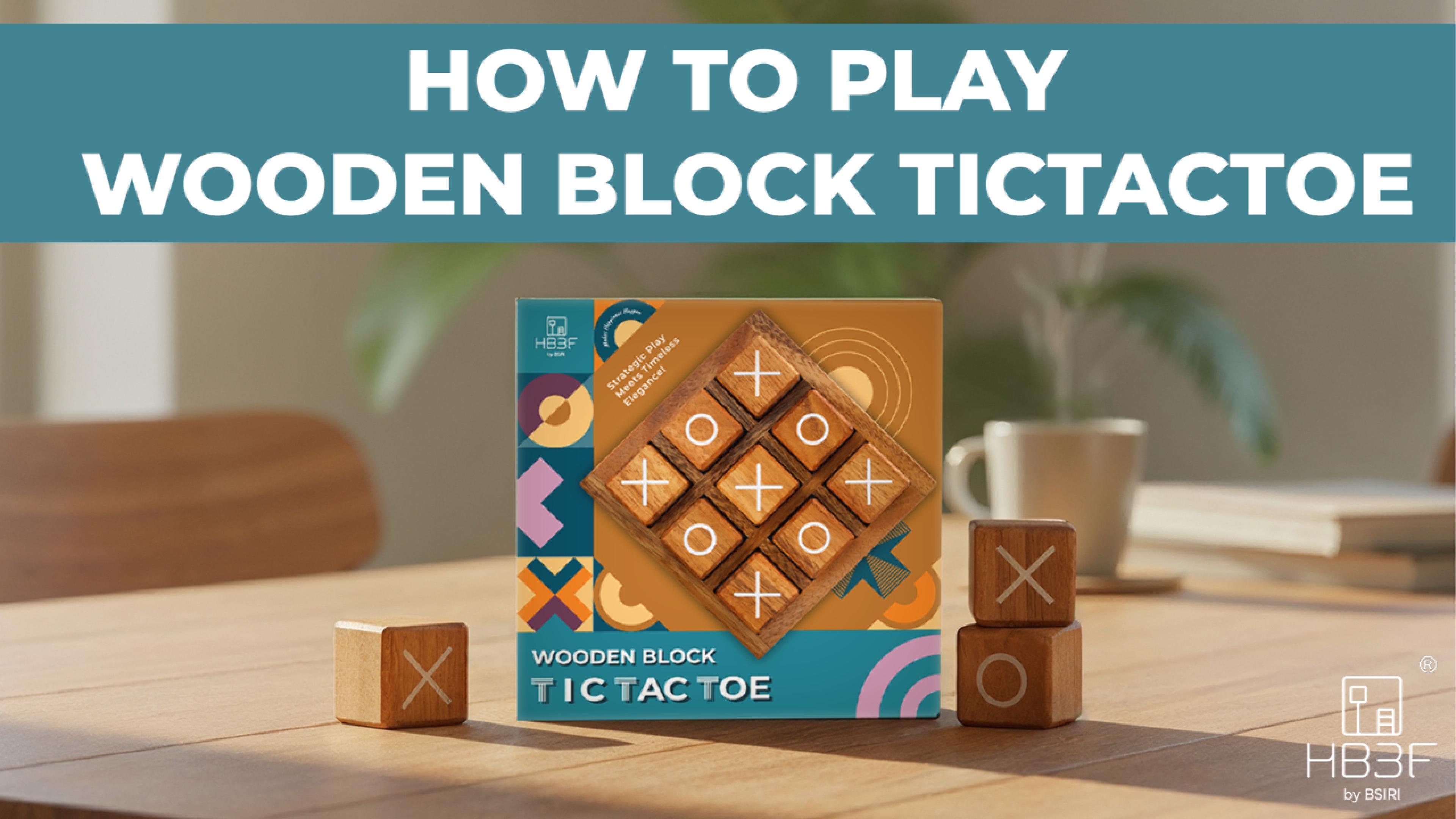 TOCA ウッドブロック　2個セット Amazon.com: BSIRI Wooden XO Blocks Tic Tac Toe Travel Game Coffee