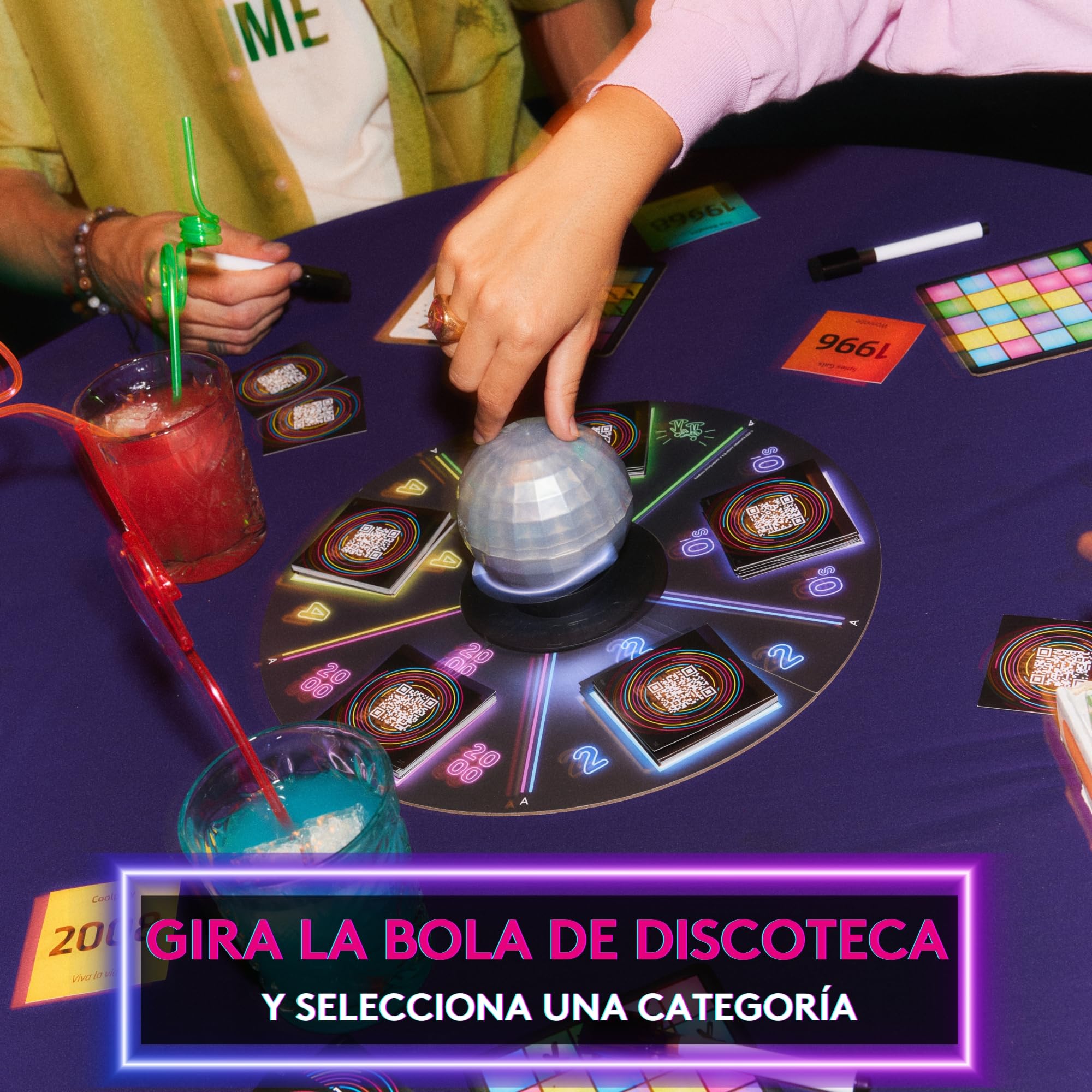Hitster Bingo Music - Juegos de Mesa para Adultos, Juego Bingo Musical, Juego de Fiesta, de 2 a 10 Jugadores, diversión con Amigos y Familia, Español (ES)