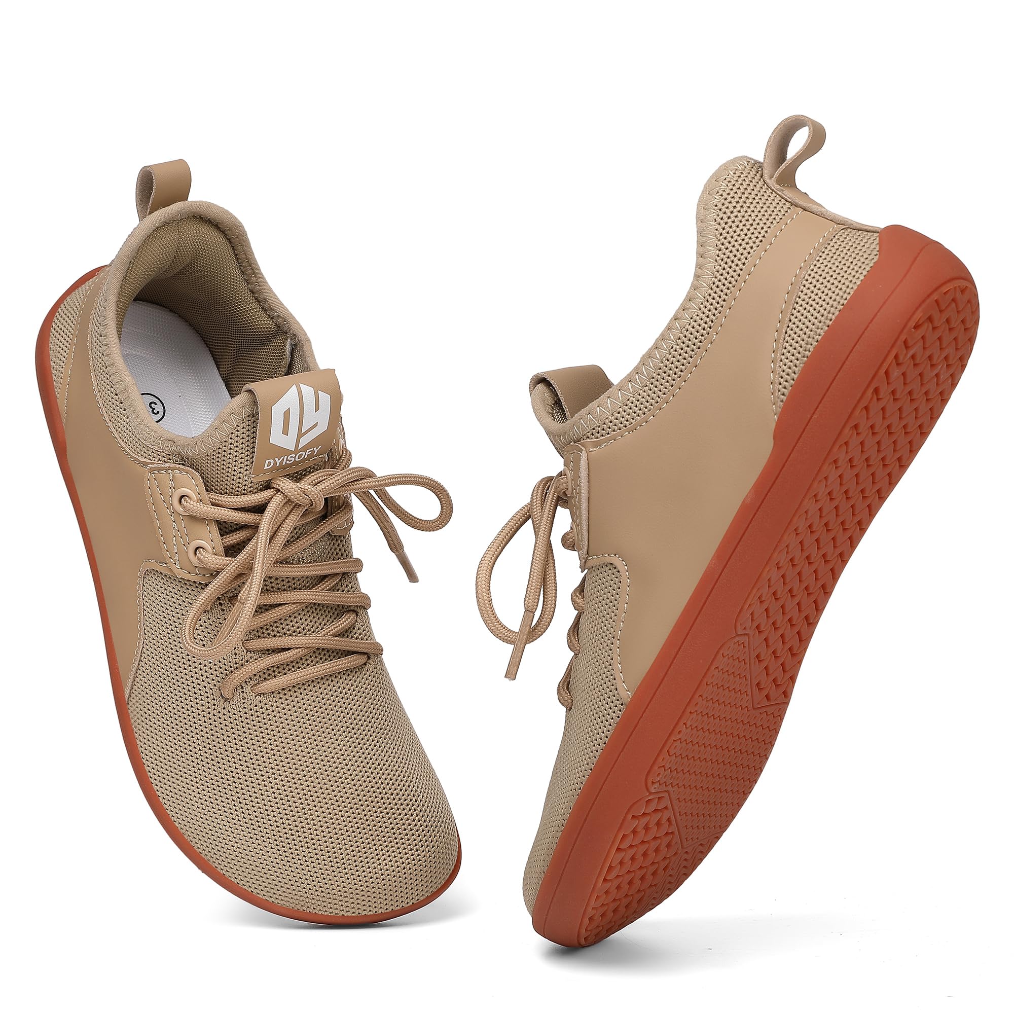 DYISOFY Womens Mens Minimalist Barefoot Shoes | Zero Drop Sole | Wide Toe Box Fashion Sneaker