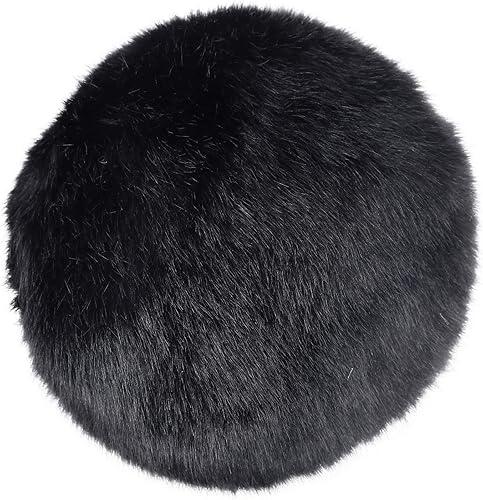 Miniatura 5 de YOUSHARES Muff peludo para parabrisas  Filtro pop personalizado para micrófono, cubierta de viento para parabrisas Deadcat para mejorar la calidad