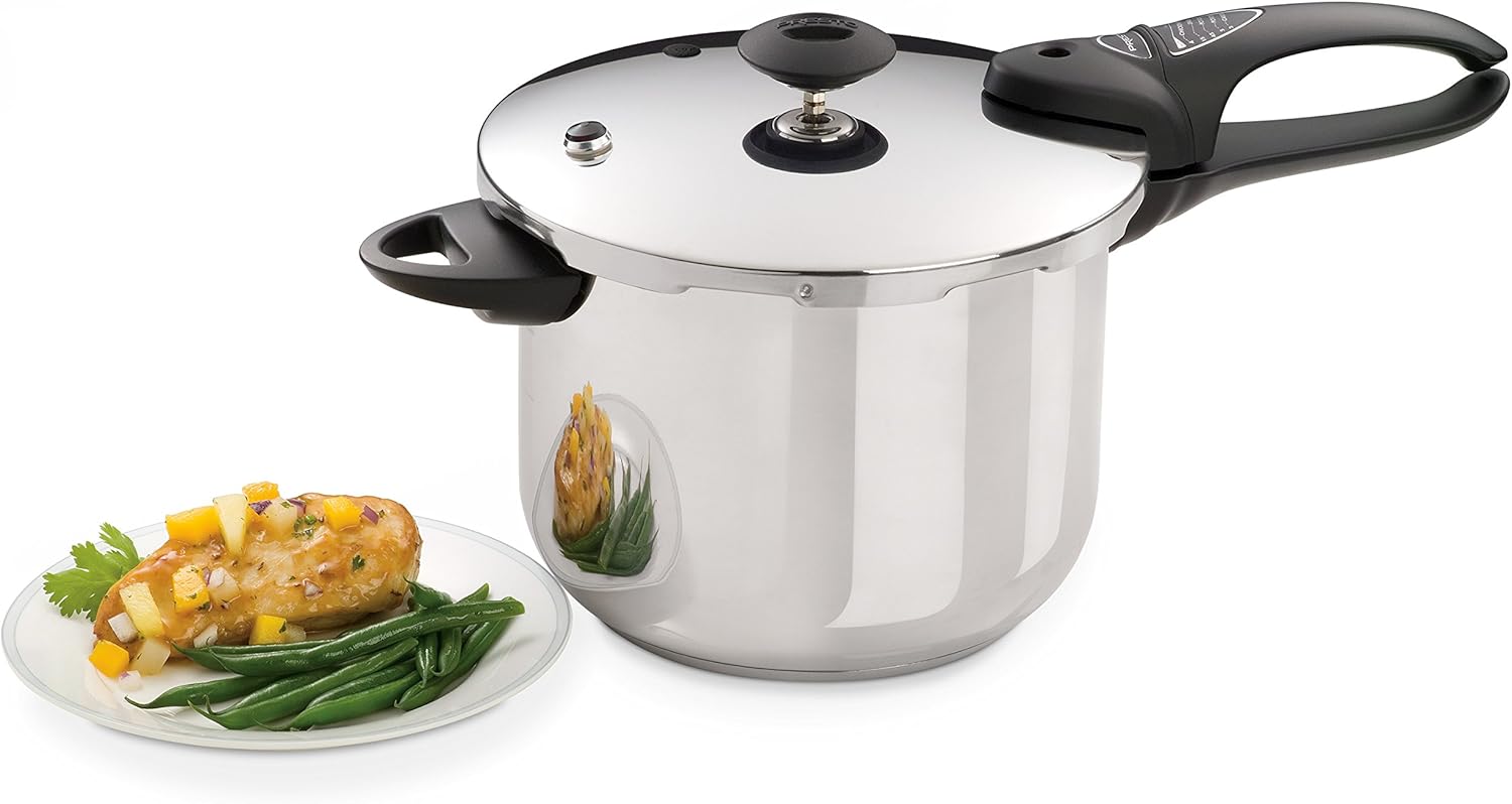 Presto 01365 6-Quart Stainless Steel Pressure Cooker