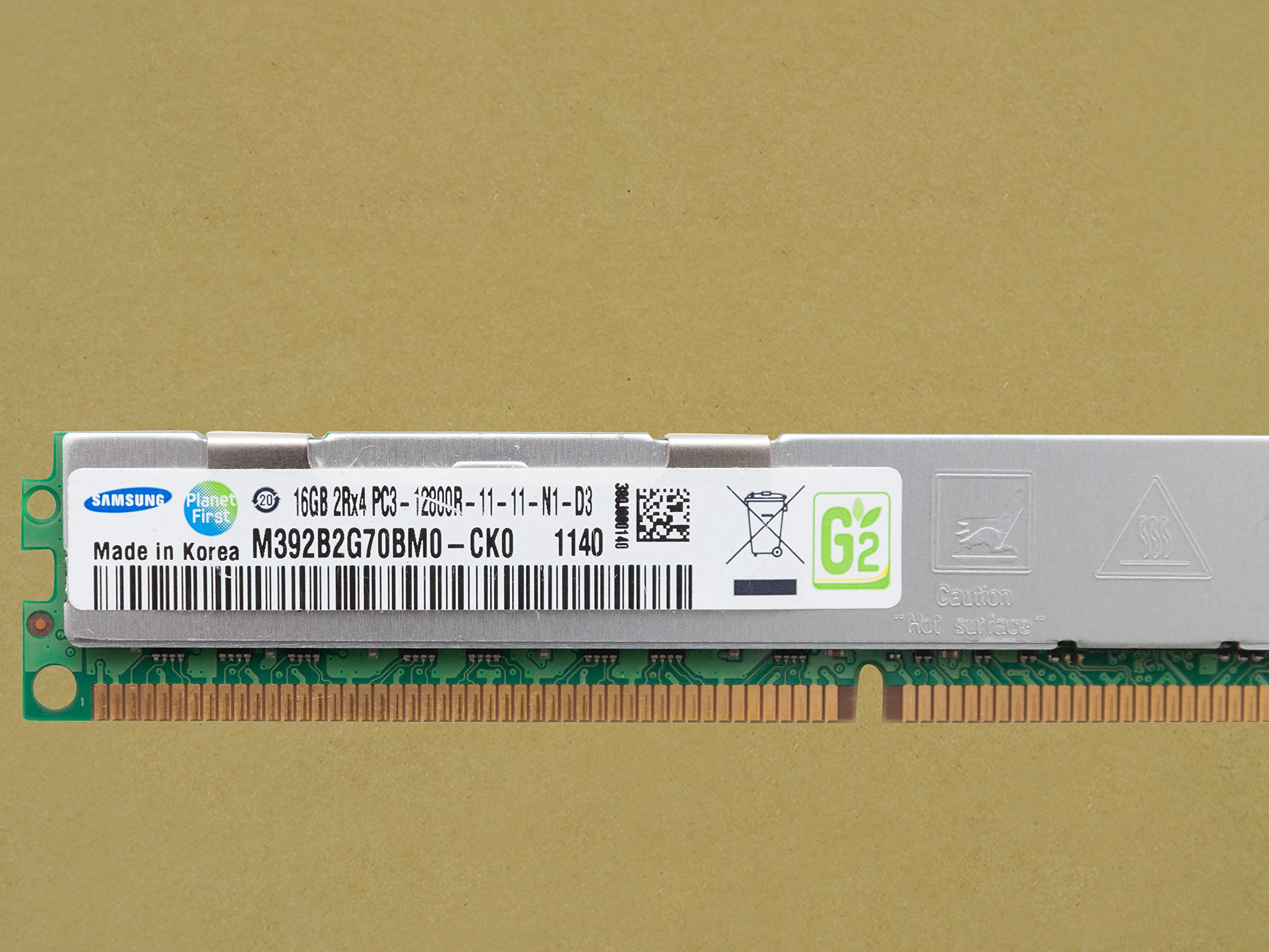 16GB Samsung 16GB PC3-12800 DDR3-1600MHz ECC Registered CL11 240