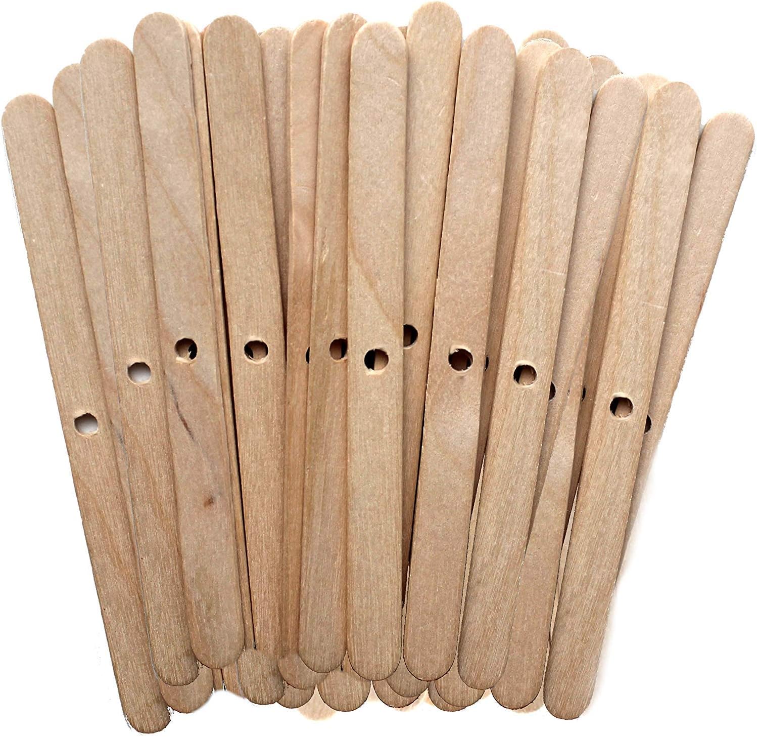 Cozyours Wooden Candle Wick Holders, 100 Pcs