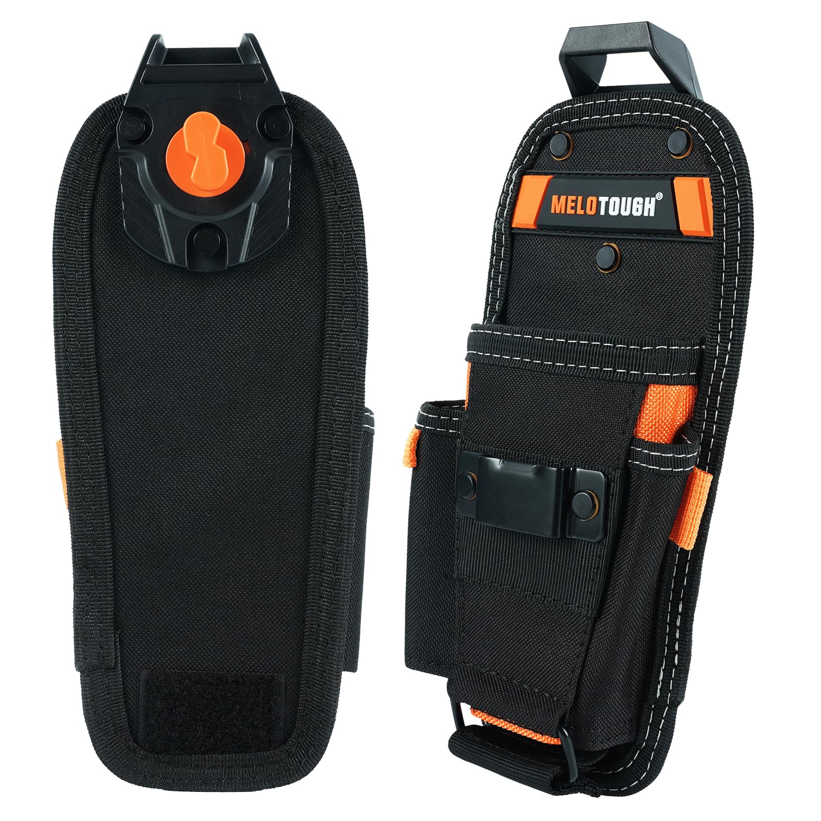 MELOTOUGH Petite pochette à outils avec clip de ceinture à dégagement rapide, pochette à outils mini organiseur de travail