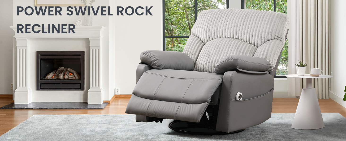 Sillón reclinable eléctrico marrón con masaje miniatura 7