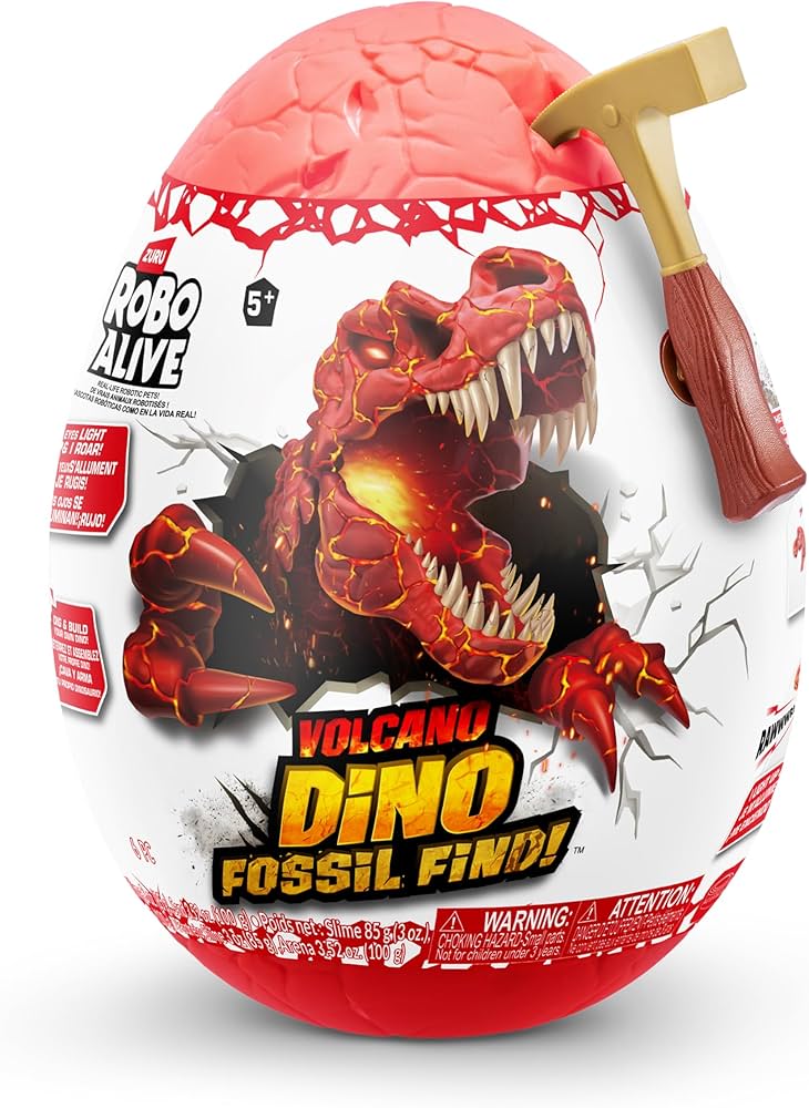 Amazon.com: Robo Alive Volcano Dino Fossil Find T-Rex by ZURU Boys Amazon.com: Robo Alive Volcano Dino Fossil Find T-Rex by ZURU Boys
