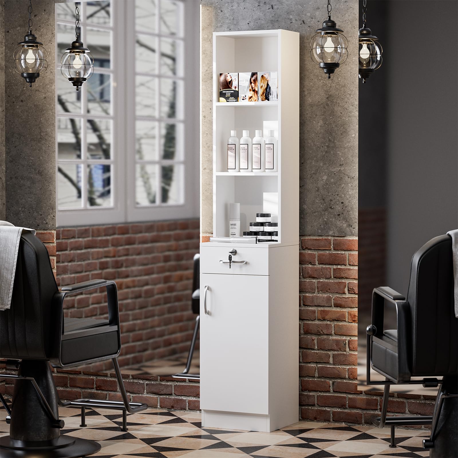 Amazon.com: KZNGK Wall Mount Salon Stations for Hair Stylist, Hair