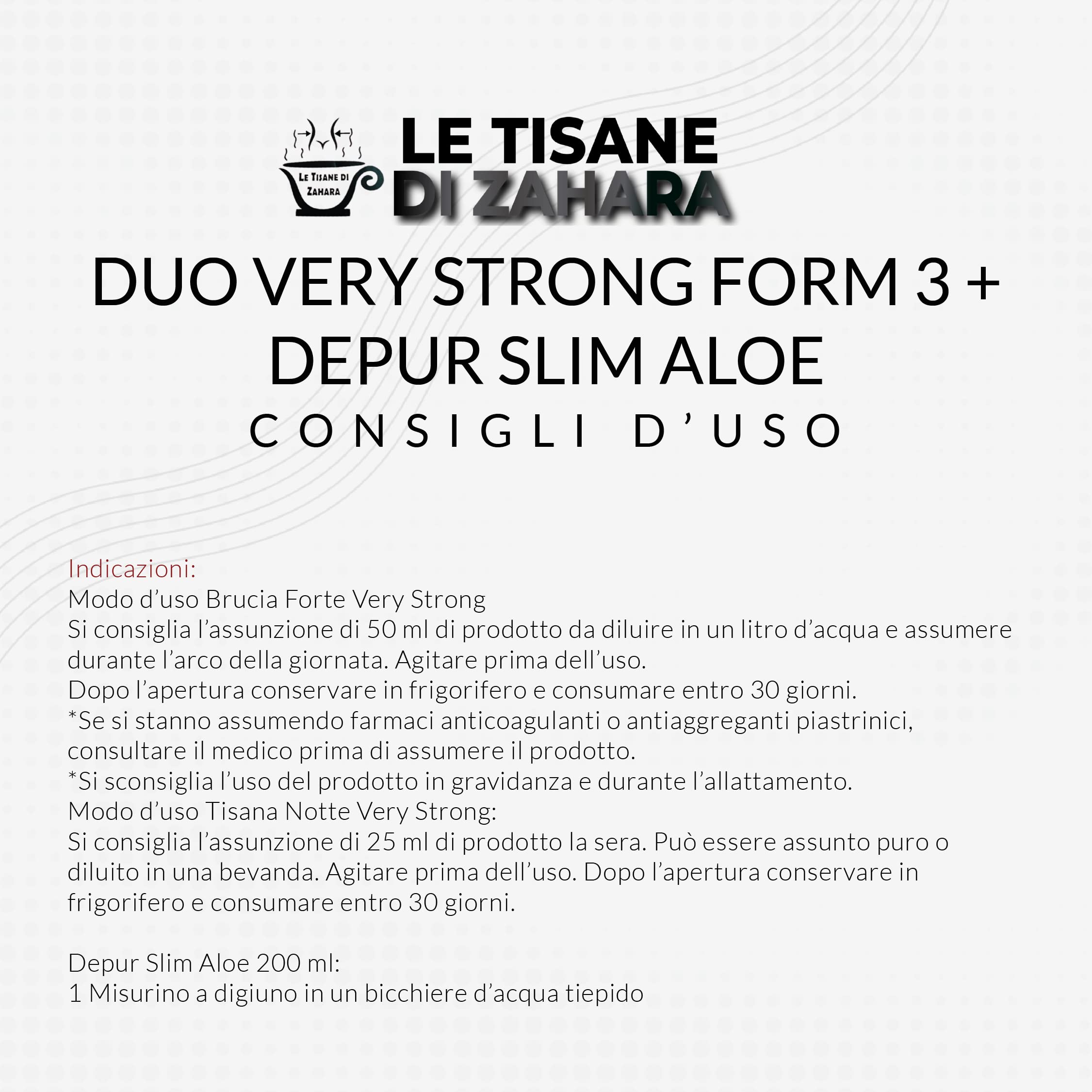 Trio Very Strong Formula 3 con Aloe, Drenante Forte per Donna e Uomo, Kit con Brucia Forte Liquido, Notte Liquido Formula 3 Strong e Depur Slim Aloe, Aiuta Pancia e Gambe Gonfie