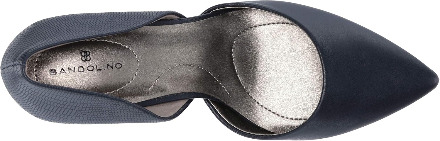 Bandolino Grenow Heel Navy Smooth/Lizard 8.5 - Image 5