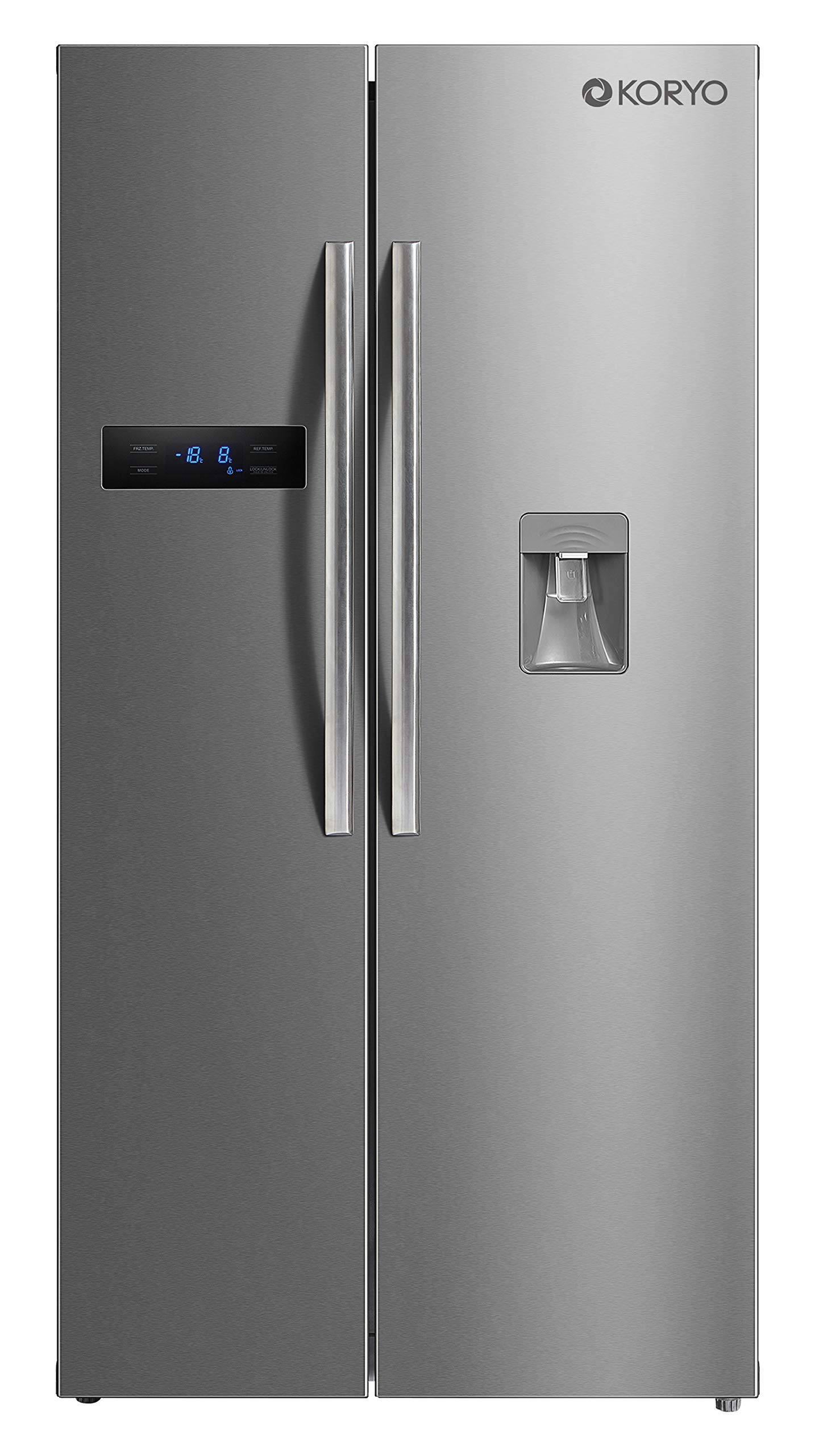 Koryo 591 L Inverter Frost Free Side-by-Side Refrigerator with