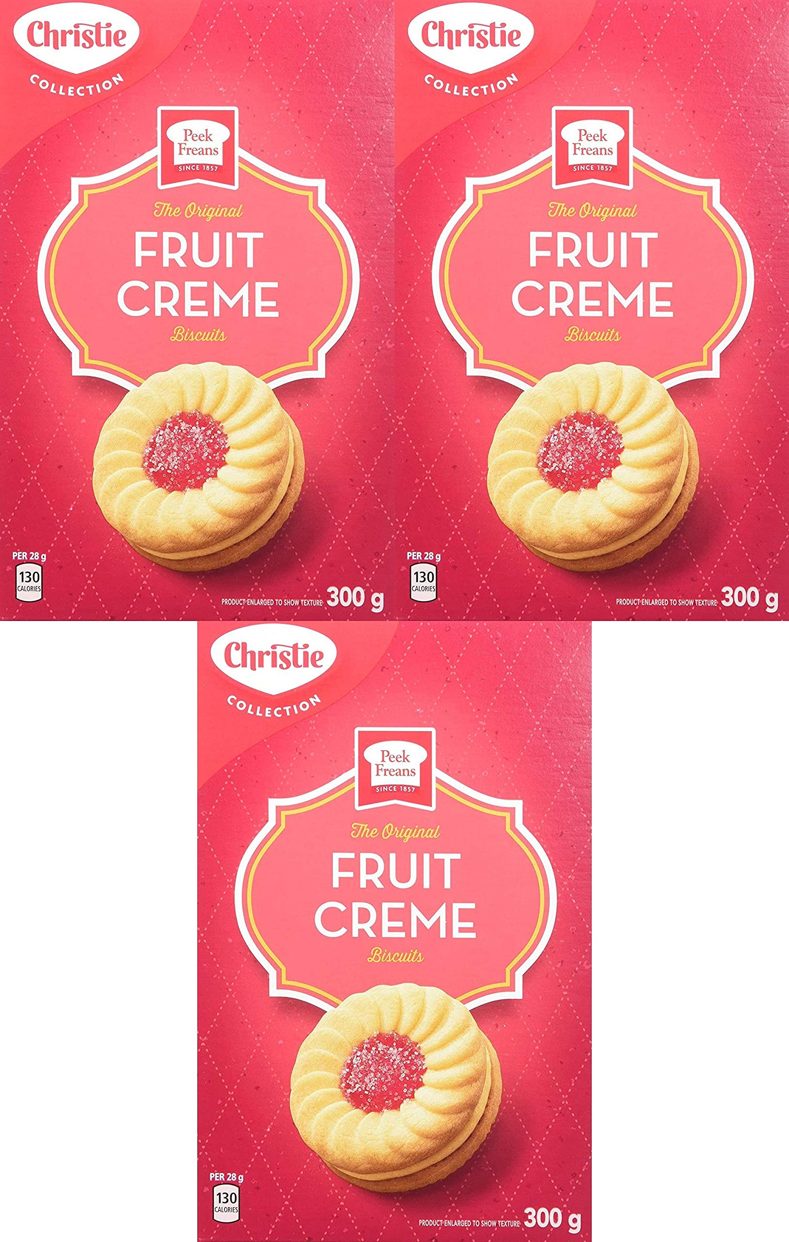 Peek Freans Fruit Crème 300g/10.6oz {Imported from Canada} Pack of 3