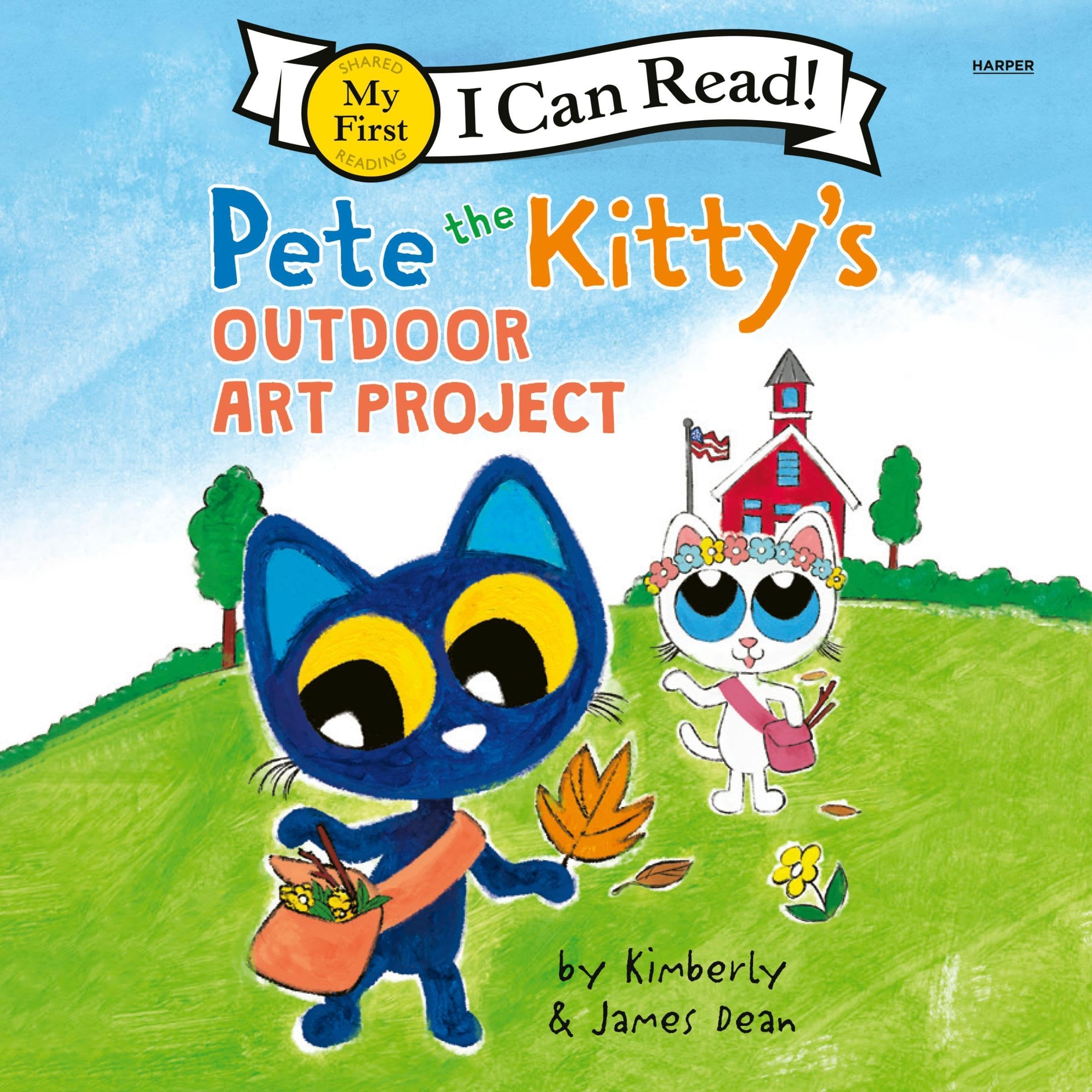 Cover art for Pete the Kitty's Outdoor Art Project