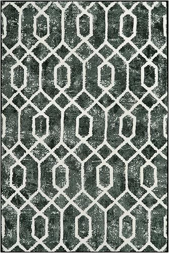 Miniatura 6 de Lahome Alfombras marroquíes de baño, 2 x 3 pies, lavables, para entrada, envejecidas, antideslizantes, para piso, tapete para puerta, dormitorio,