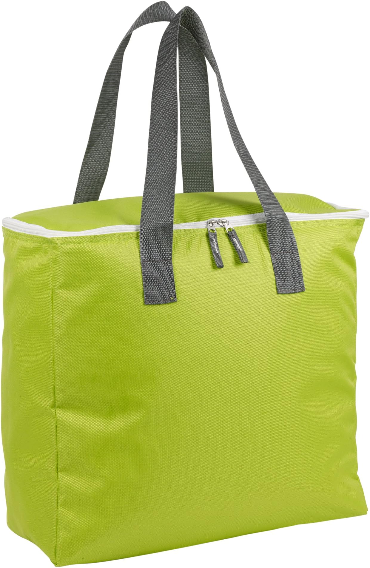 Large Foldable Insulated Cooler Freezer Bag - 12 Liters (Lime Green)