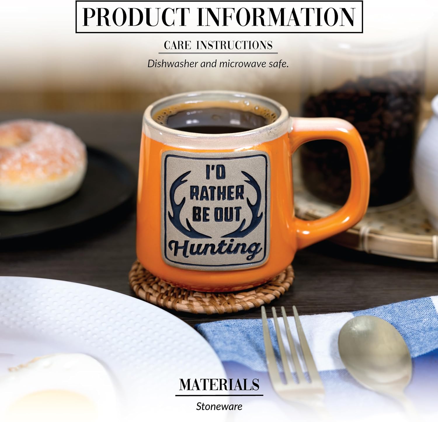 Pavilion Gift Company- Hunting - 15 oz Ceramic Mug Hunting Hunter Deer Outdoors Kitchenware - Image 2