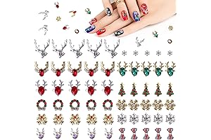 Christmas Nail Charms: Sparkly Accents for Festive Manicures