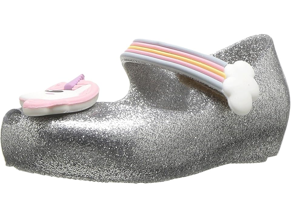 

Mini Melissa Mini Ultragirl Unicorn (Toddler/Little Kid) (Silver Glitz) Girl's Shoes