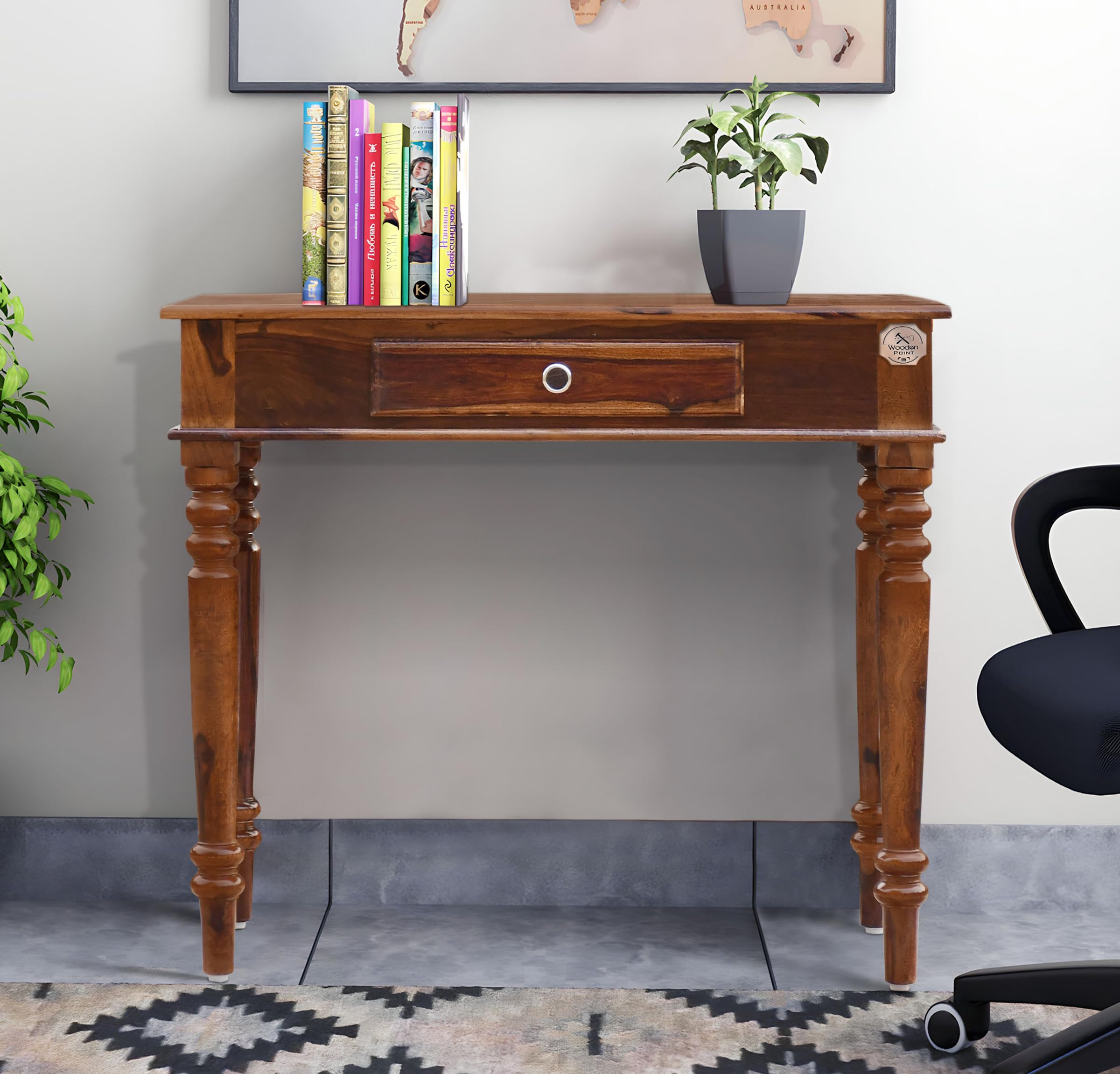 Wooden Study Table for Students Study Desk Table Office Table for Work from Home Writing Office Desk Computer Desk (14)