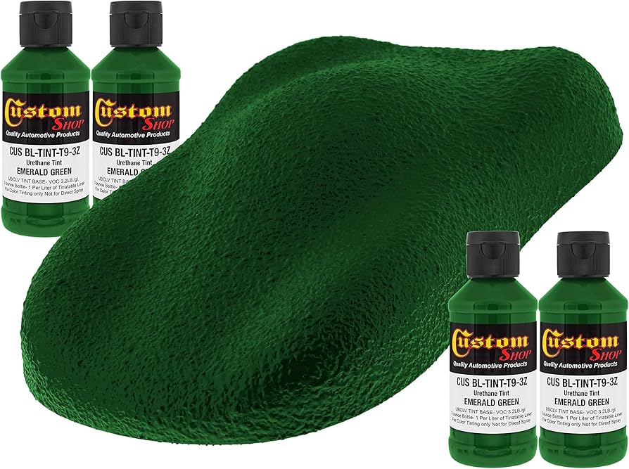 Amazon.com: Custom Coat 3 Ounce (Emerald Green Color) Urethane
