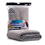 Chemical Guys Woolly Mammoth Large Microfiber Drying Towel - 36 x 25 Inch Gray, Ultra Plush Super Absorbent Car Drying Towel for Cars, Trucks, SUVs, Motorcycles, RVs, and Auto Detailing