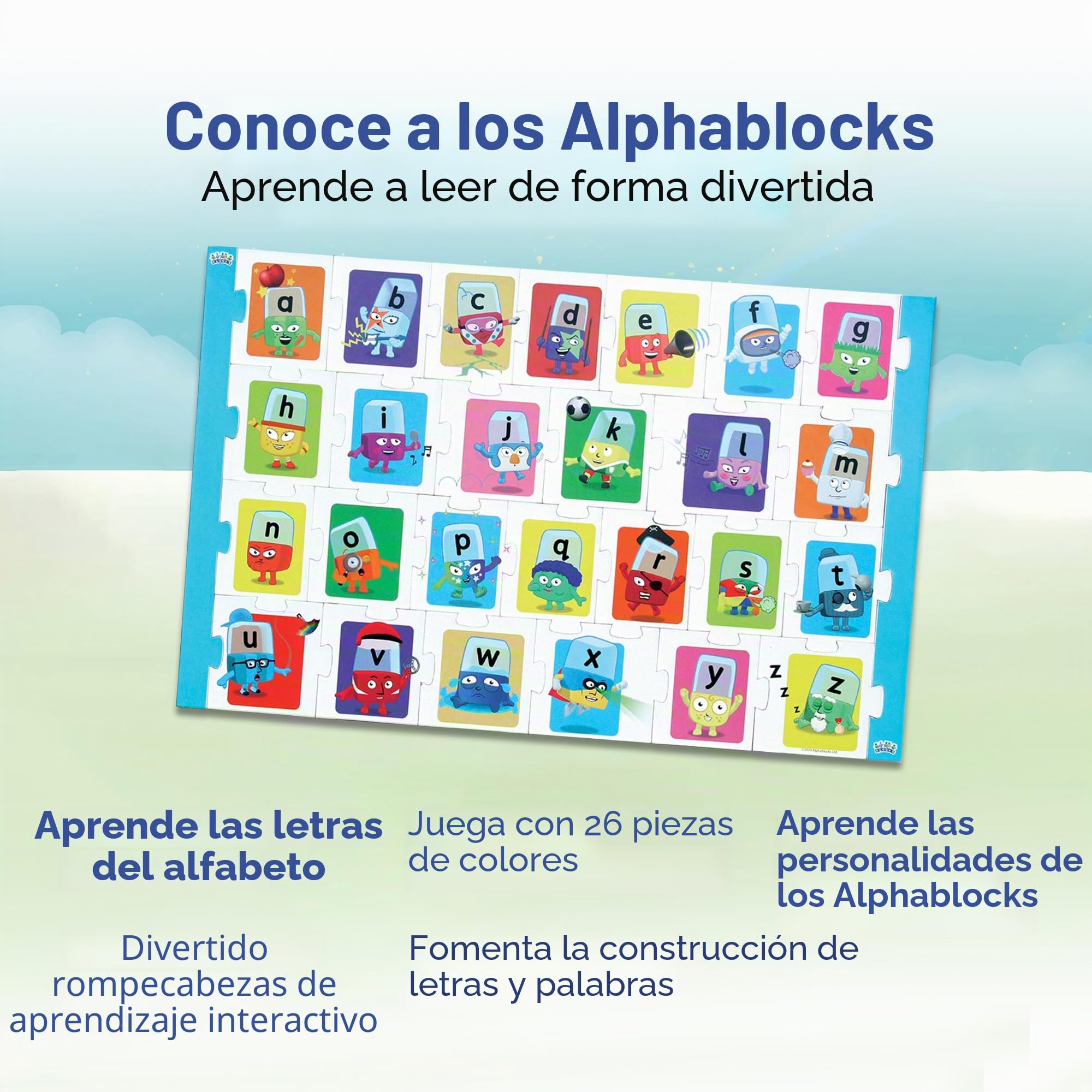 ALPHABLOCKS - AN26 - Jigword, arcoíris Multicolor