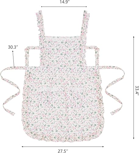 Miniatura 6 de Delantales divertidos para mujer con bolsillos, delantal de cocina para cocinar a la parrilla, lindo delantal de chef, regalo de cumpleaños para el