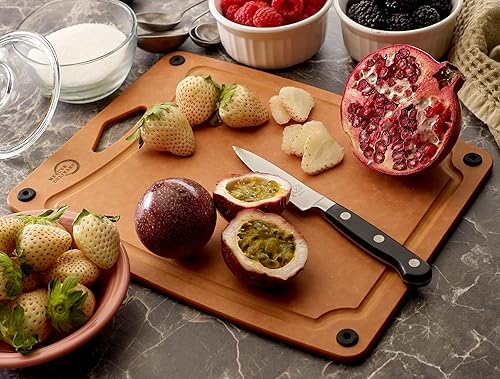 Vista 44 de Mercer Culinary Tabla de cortar compuesta 11 3/4" x 9 1/4" NSF Marrón