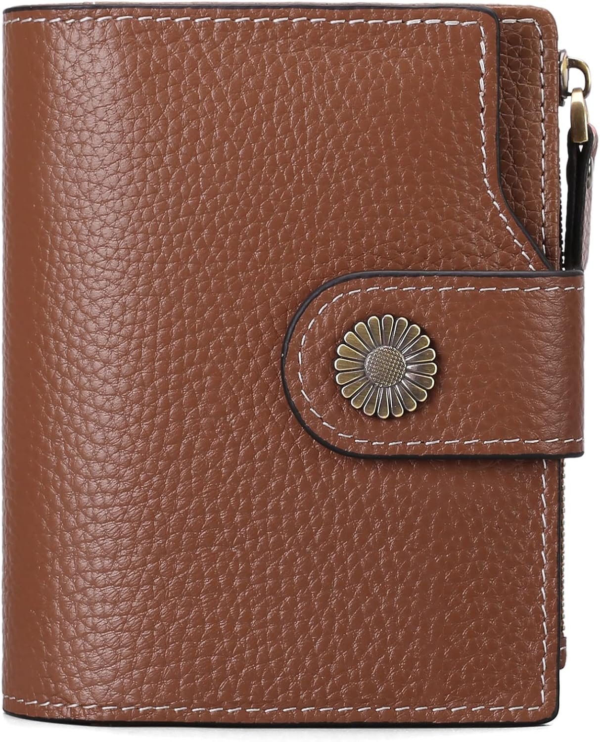 FALAN MULE Small Wallet for Women Leather Bifold Compact Small Womens Wallet with RFID Blocking