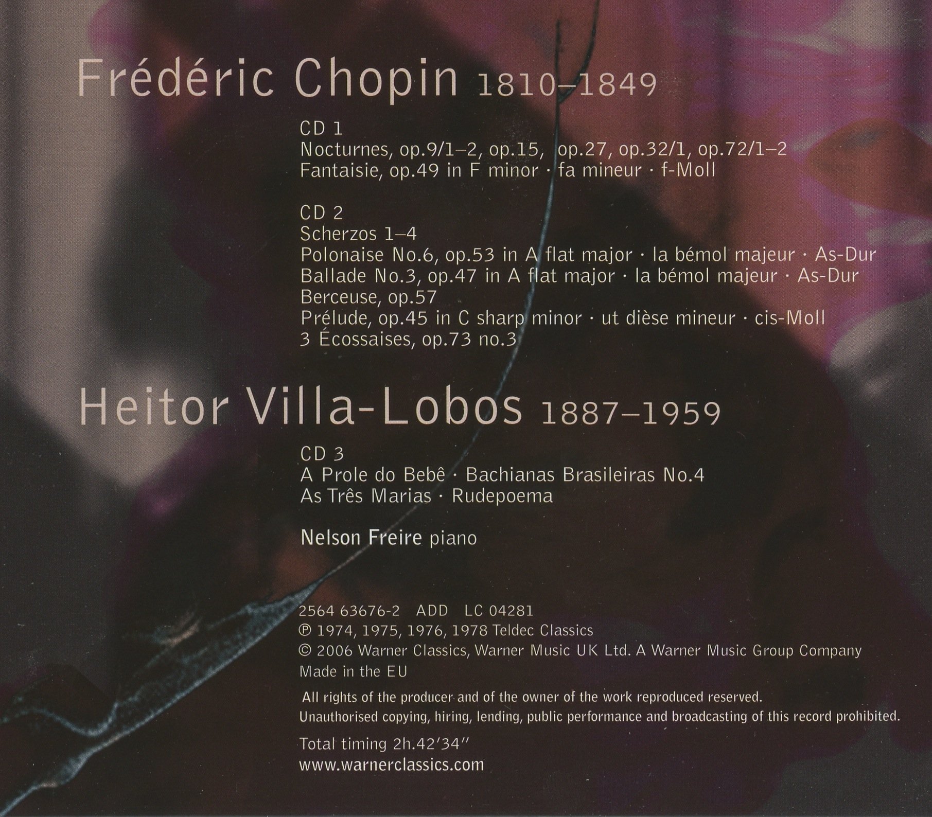 Chopin & Villa Lobos Slipcase