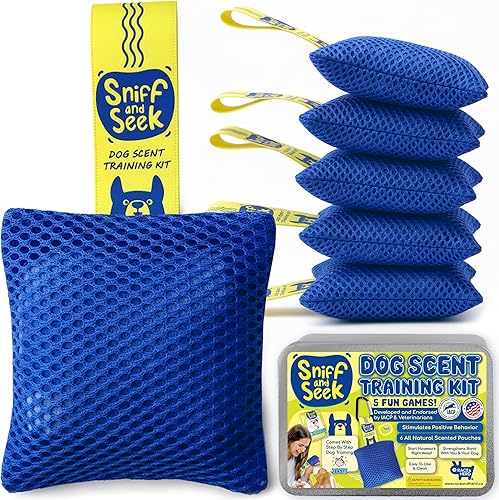 Race&Herd Sniff and Seek - Kit de entrenamiento de aroma para perros, kit de trabajo de nariz para perros, kit de entrenamiento de aroma para