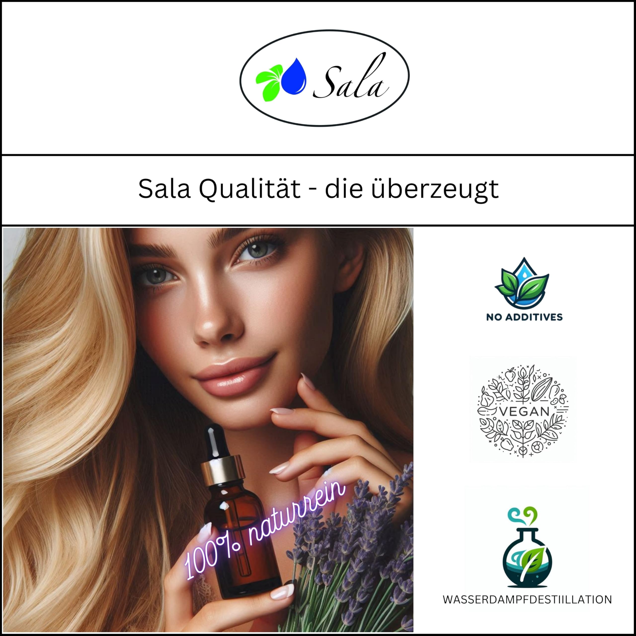 Sala Olio essenziale di lavanda Mt. Blanc, olio essenziale naturale, 1 l, 1000 ml