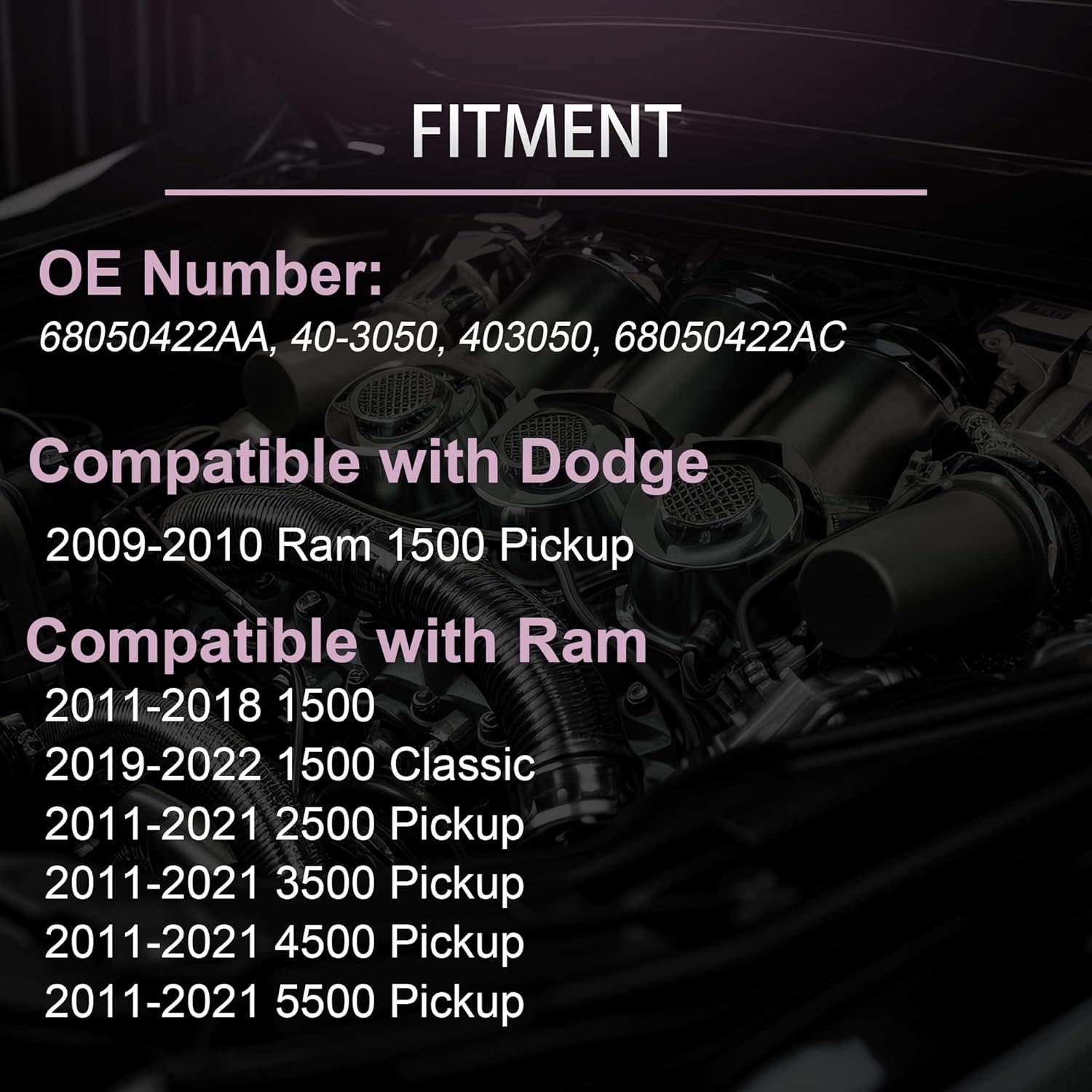 Front Windshield Wiper Motor 68050422AA fit for Dodge 2009-2010 Ram 1500, fit for Ram 1500 2500 3500 4500 5500 2011-2022, 40-3050, 403050, 68050422AC (1)