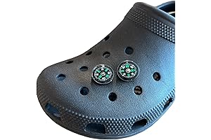 2-Pack Croc Compass Charms for the Adventurous Spirit