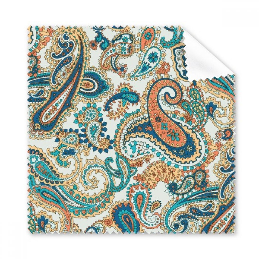 Classical Blue Orange Fish Pattern Cleaning Cloth Phone Screen Glasses Cleaner 5pcs