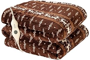 Tefici Electric Blanket Heated Throw with Fast Heating Technology