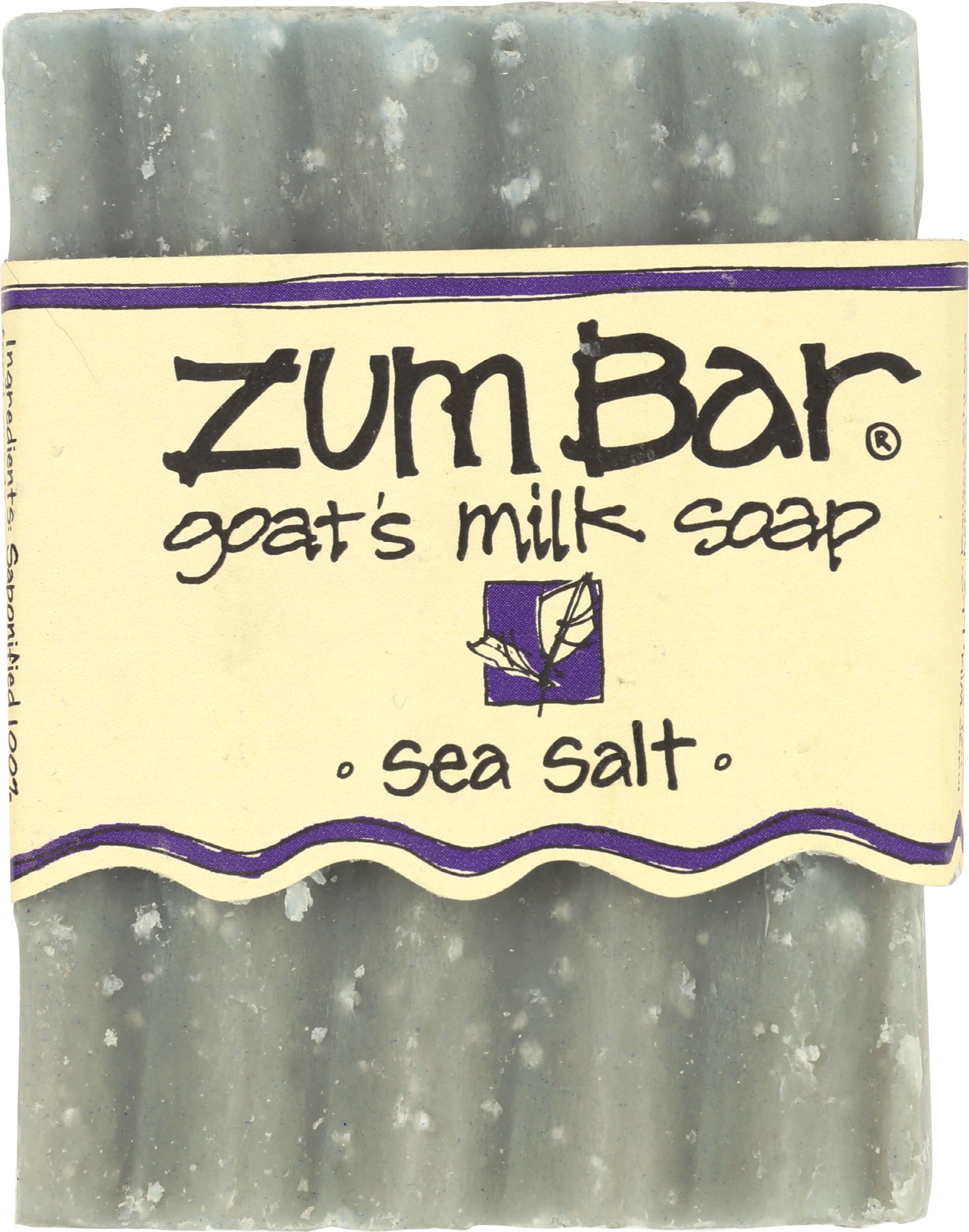 Zum, Soap Bar Goat Milk Sea Salt, 3 Ounce