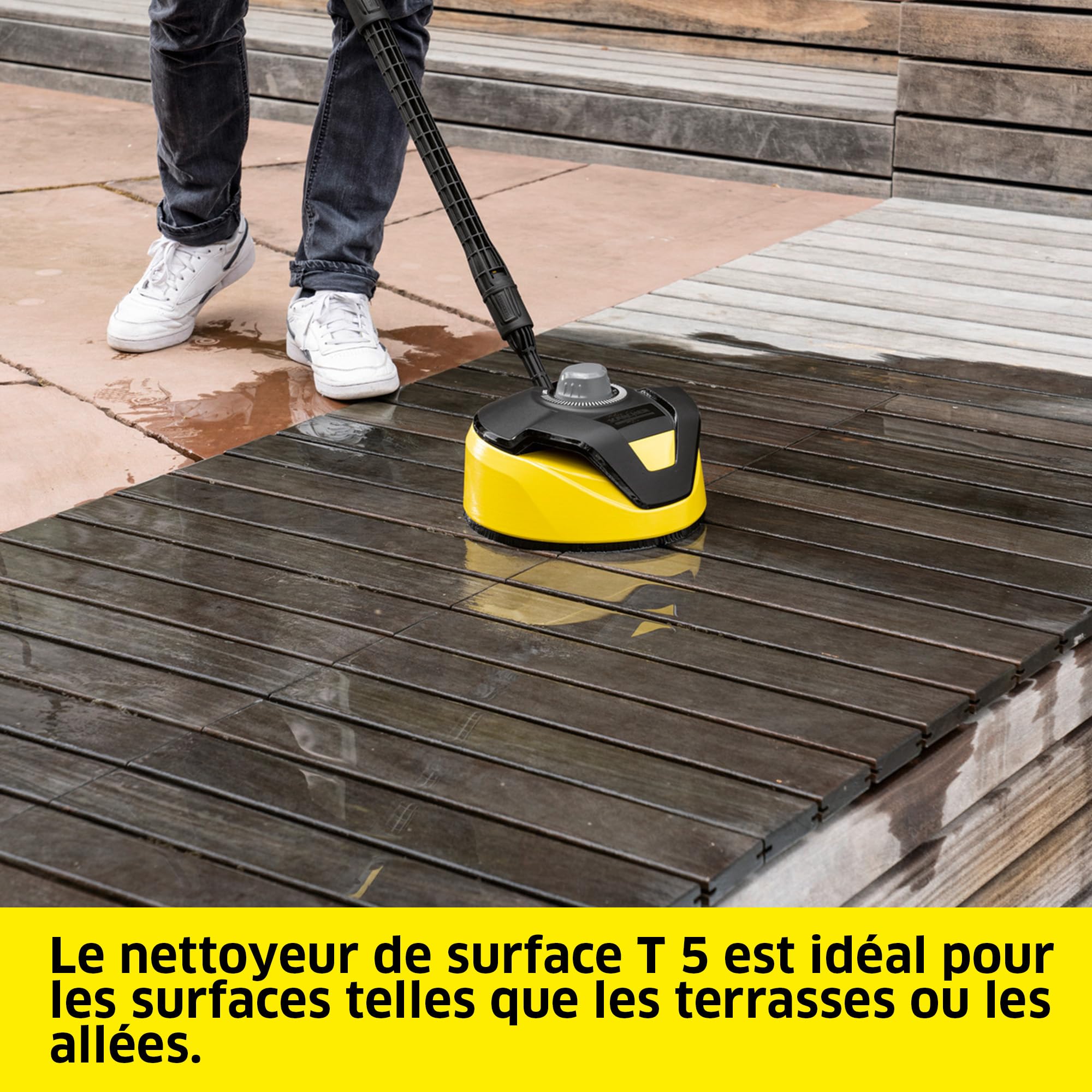 Kärcher Nettoyeur Haute Pression K 5 Classic Car & Home, Pression : 145 bar, Débit : 500L/h, Surface : 40m²/h, Filtre à Eau, Poids : 5.6kg, Pistolet Haute Pression, Rotabuse, Lance VP, Kits Car & Home