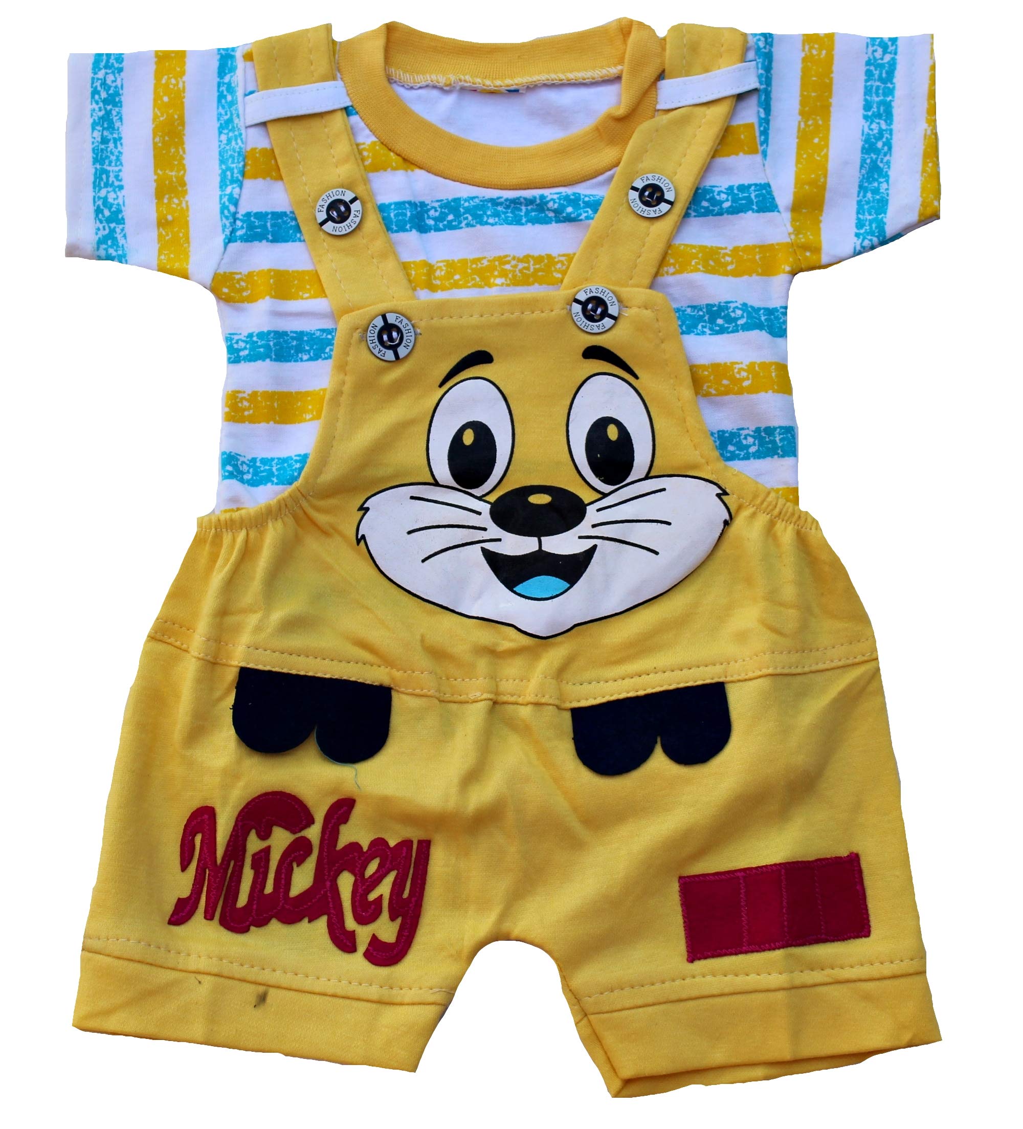 Baby Boys and Girls Dungree Dress Set-picture-33