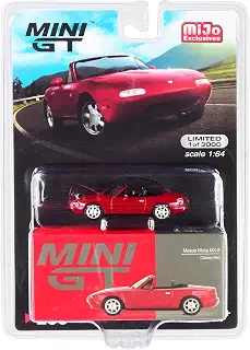 TSMモデル マツダ ミアータ MX-5 (NA) コンバーチブル クラシック レッド 世界3000ピース 限定版 1/64 ダイキャスト モデルカー トゥルースケール ミニチュア MGT00288