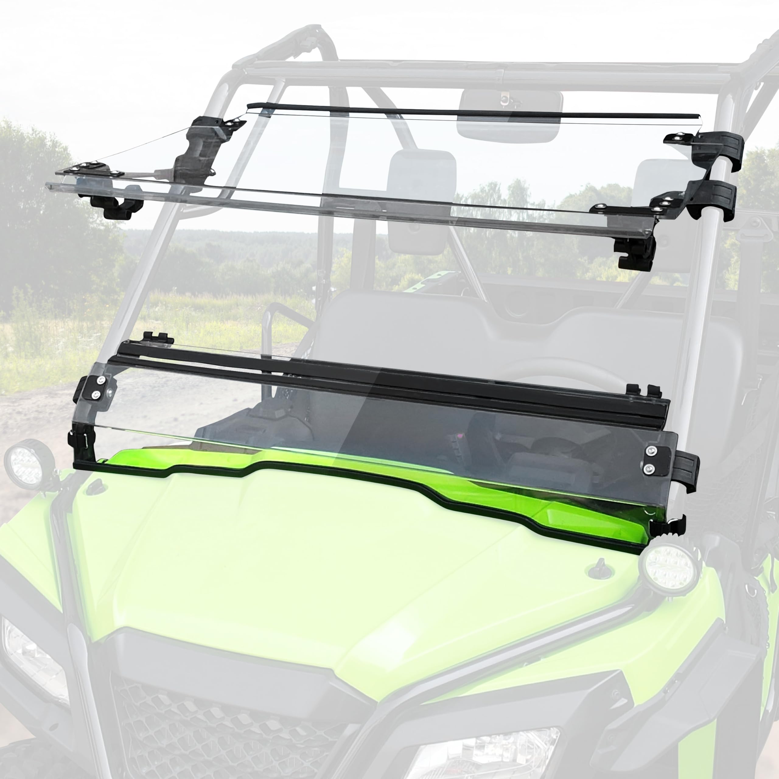 Photo 1 of SLORIMOD Flip Up Windshield for Honda Pioneer 520/500