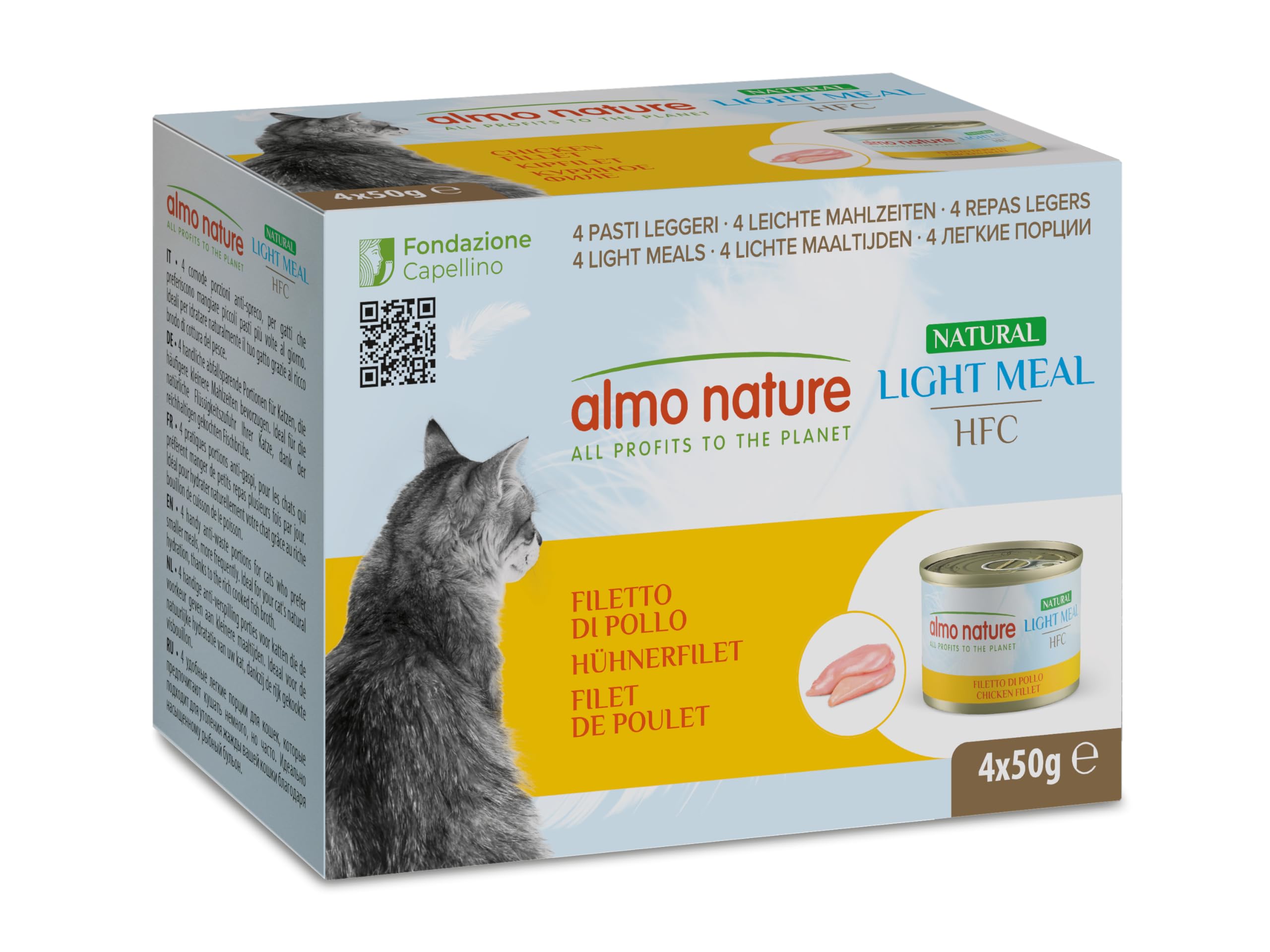 Almo Nature Hfc Natural Light Meals Saver Pack 24 X 50G - Chicken Fillet