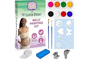 Luna Bean Pregnancy Belly Painting Kit: Capture Precious Memories with Love