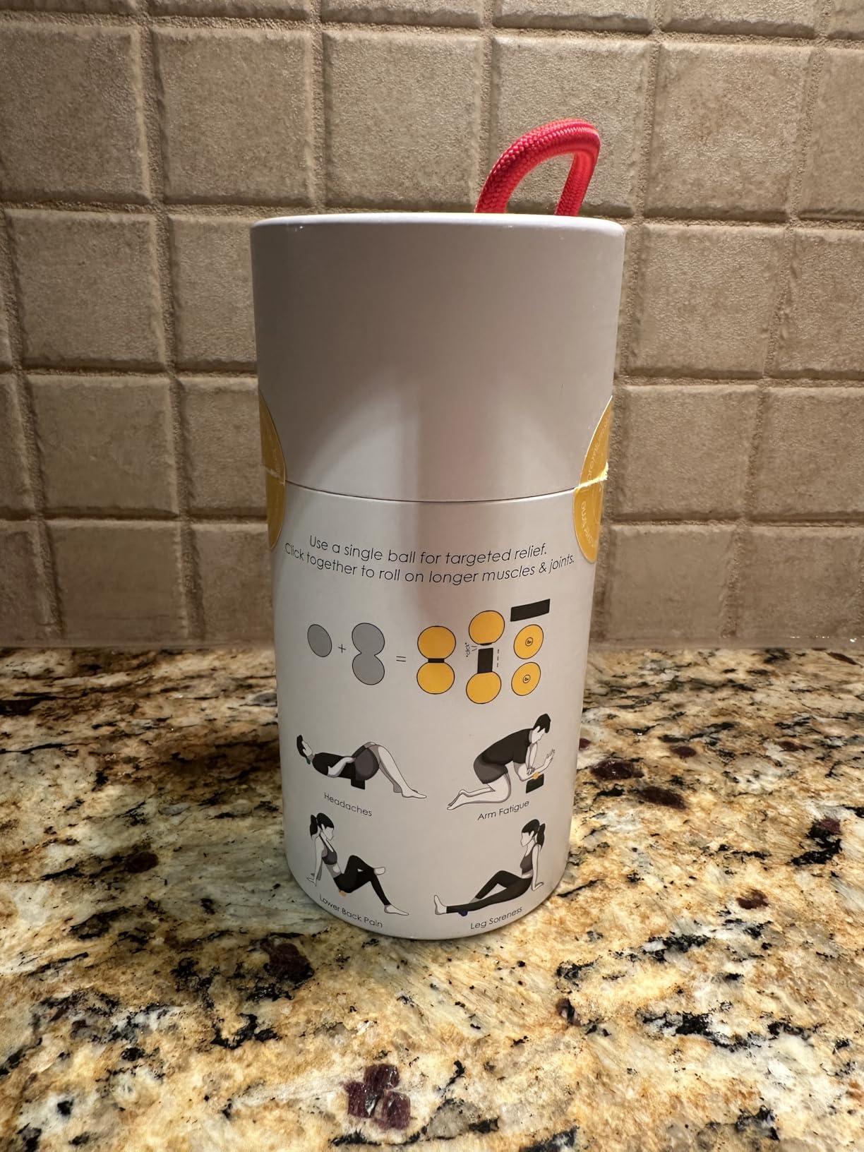 Rodo 2-in-1 Soft Peanut & Lacrosse Ball Roller | Deep Tissue Massage Tool for Fascia, Plantar Fasciitis, HIPS & Back | Mobility & Recovery Roller | Compact, Travel-Friendly, Pilates, Therapy Ready