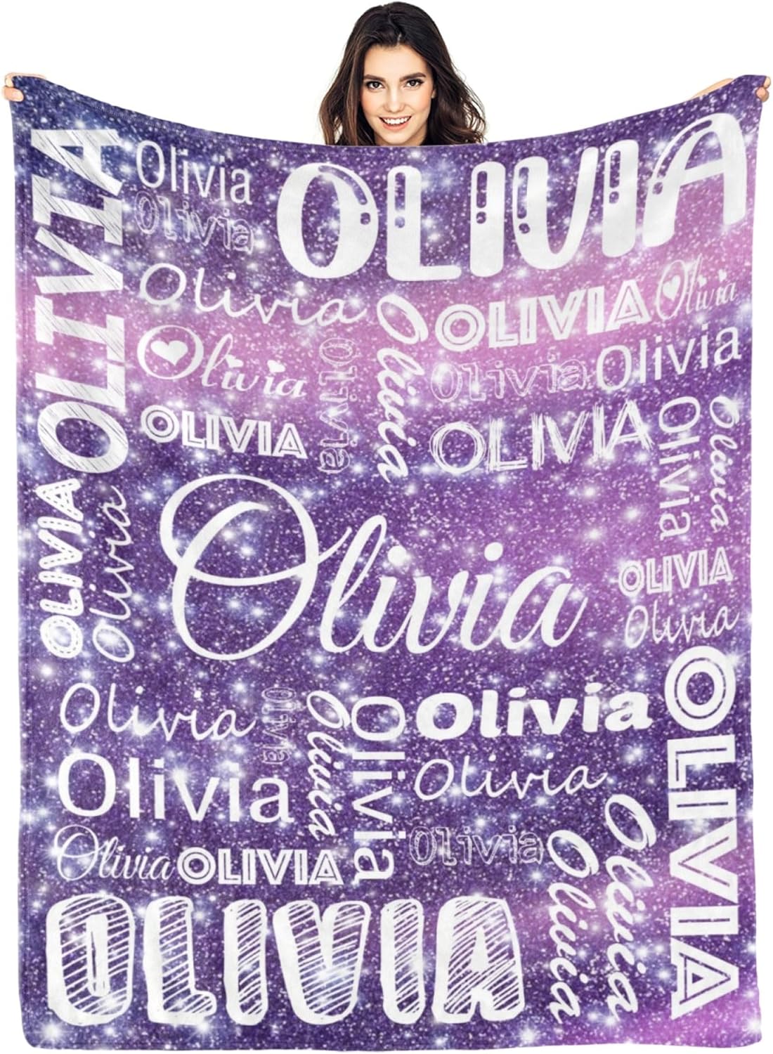 Dr.TOUGH Personalized Blankets for Kids Adults Personalized Throw