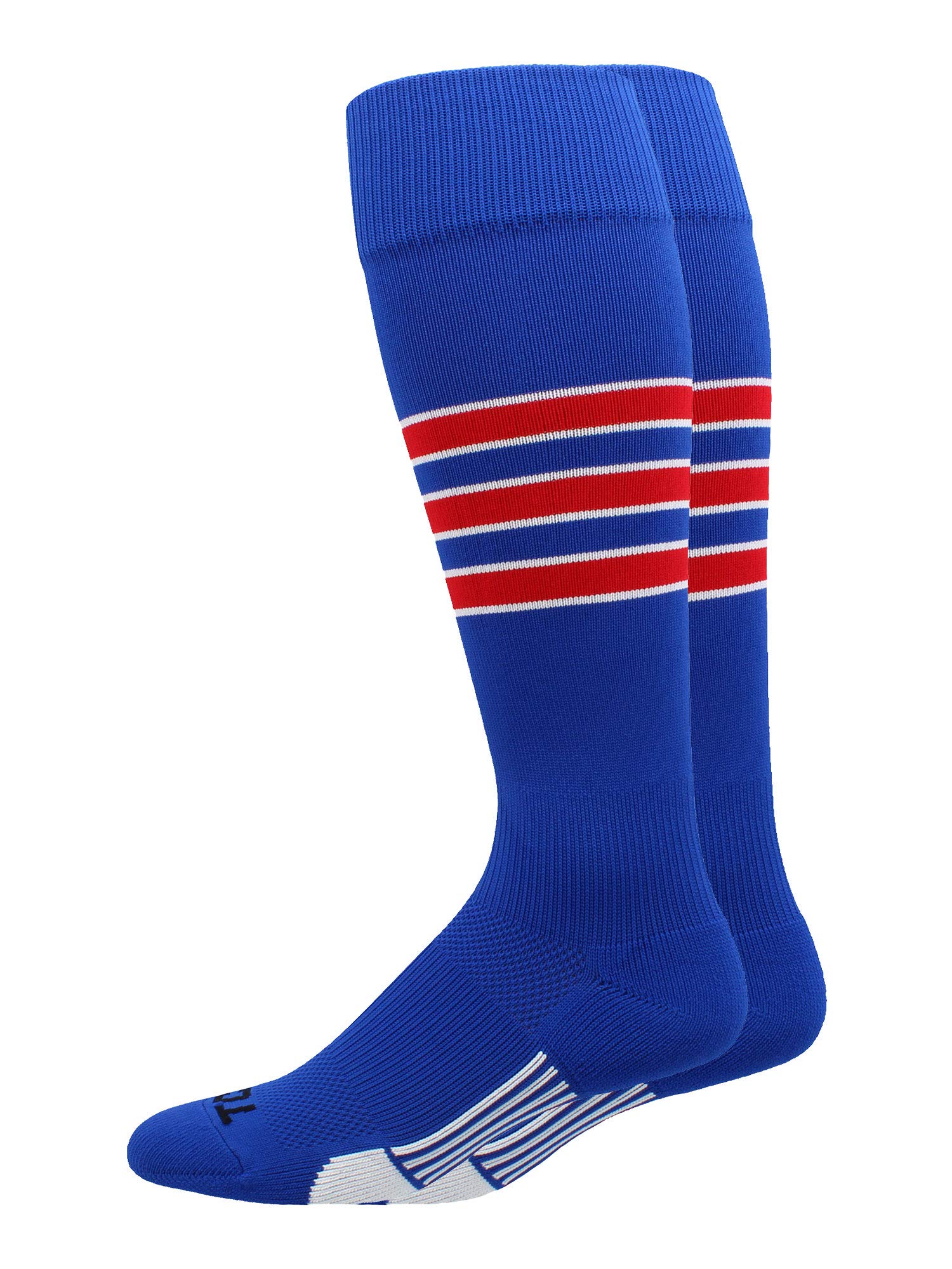 MadSportsStuff Softball Socks Baseball Socks | White &amp; Team Colors | USA Made | Sizes for Girls, Youth Boys, Men &amp; Women